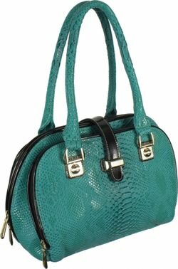классическая женская сумка Batty 89106 зеленый цвет