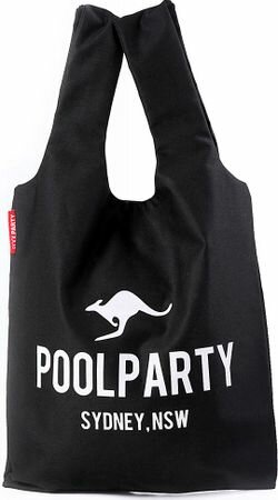 летняя женская сумка Poolparty pool20 черный цвет