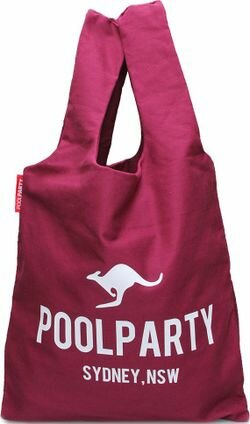 летняя женская сумка Poolparty pool20 красный цвет
