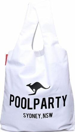 летняя женская сумка Poolparty pool20 белый цвет