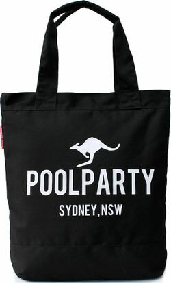 летняя женская сумка Poolparty pool1 черный цвет