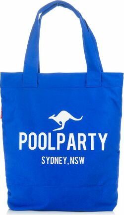 летняя женская сумка Poolparty pool1 синий цвет