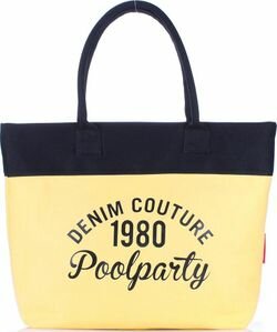 летняя женская сумка Poolparty poolparty-paradise желтый цвет